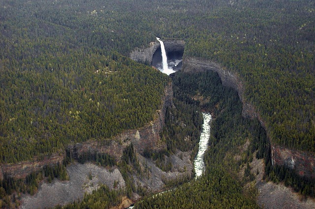 Kanada Britská Kolumbie Helmcken falls wells gray