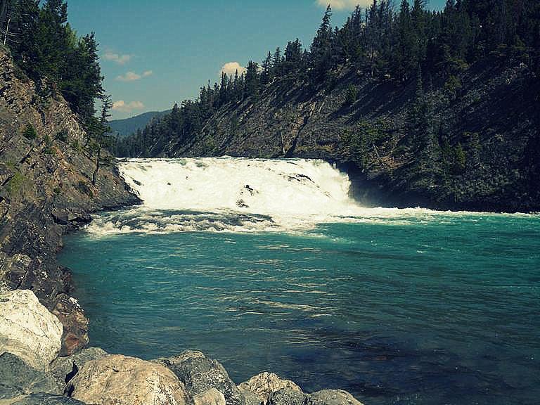 Kanada Banff Bow Falls