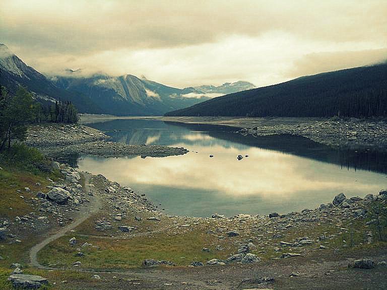 Kanada Jasper Medicine Lake