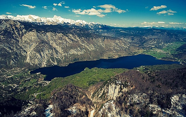 Slovinsko Julské Alpy Bohinjske jezero Co navštívit a vidět ve Slovinsku