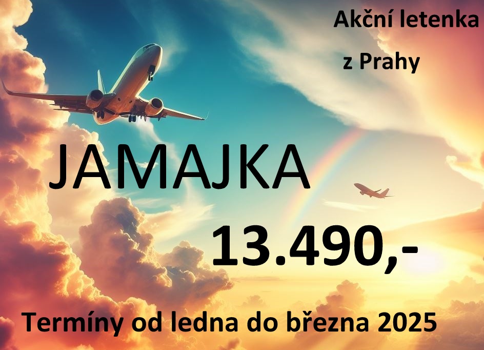 akční letenka Jamajka