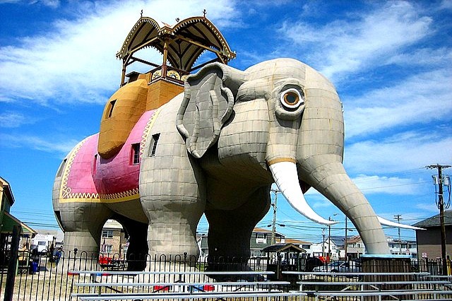 co navštívit a vidět v Altantic City Lucy the Elephant