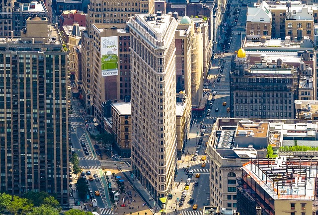Flatiron Building žehlička New York co navštívit a vidět