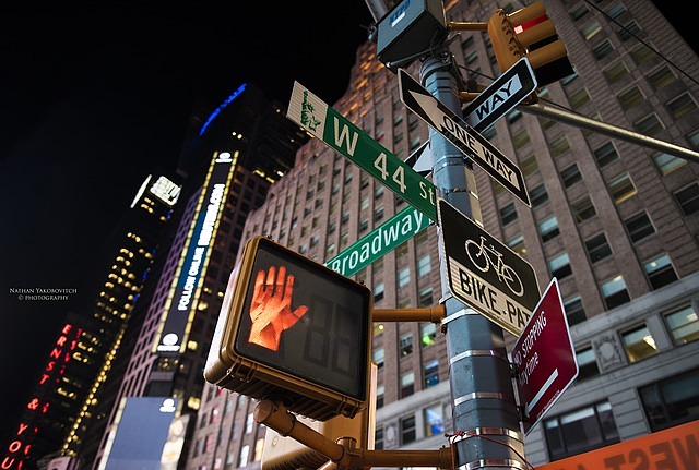 street a avenues v New Yorku