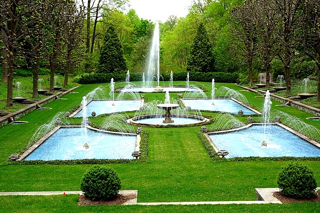 Longwood Gardens Pensylvánie co navštívit a vidět