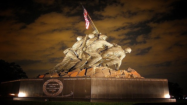 Washington Marine Corps Memorial co navštívit a vidět, průvodce
