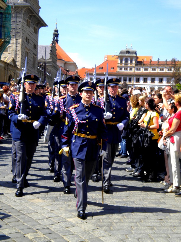 Praha Pražský hrad střídání stráží co navštívit a vidět