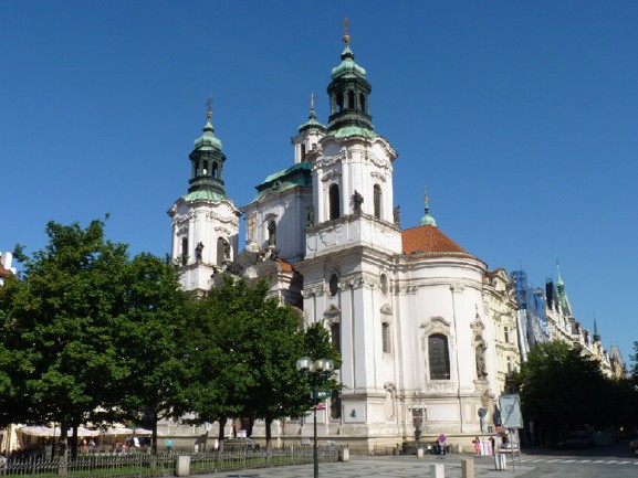 Praha Staroměstské náměstí kostel sv. Mikuláše co navštívit a vidět
