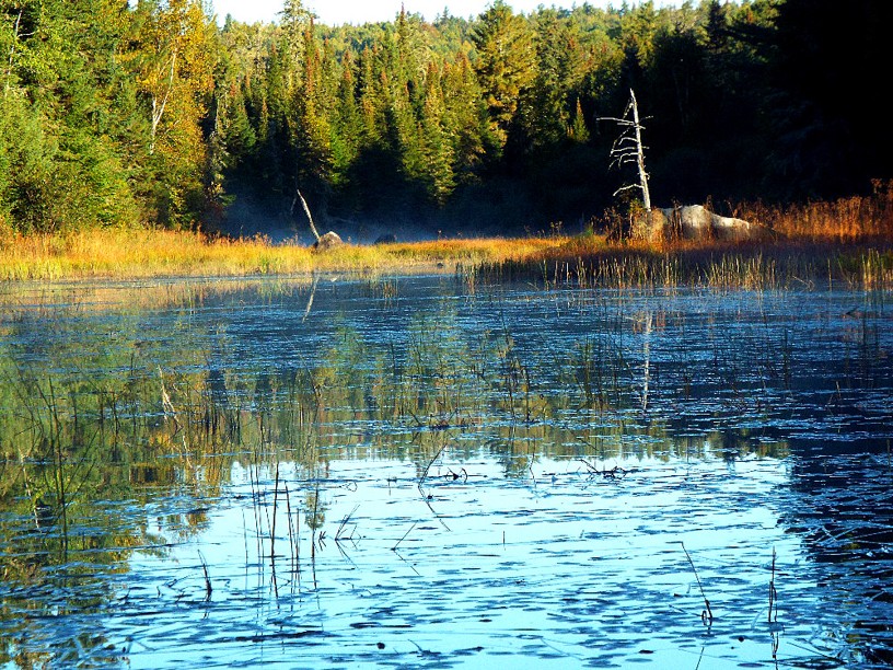 Kanada - východ jezero Taureau cestopis