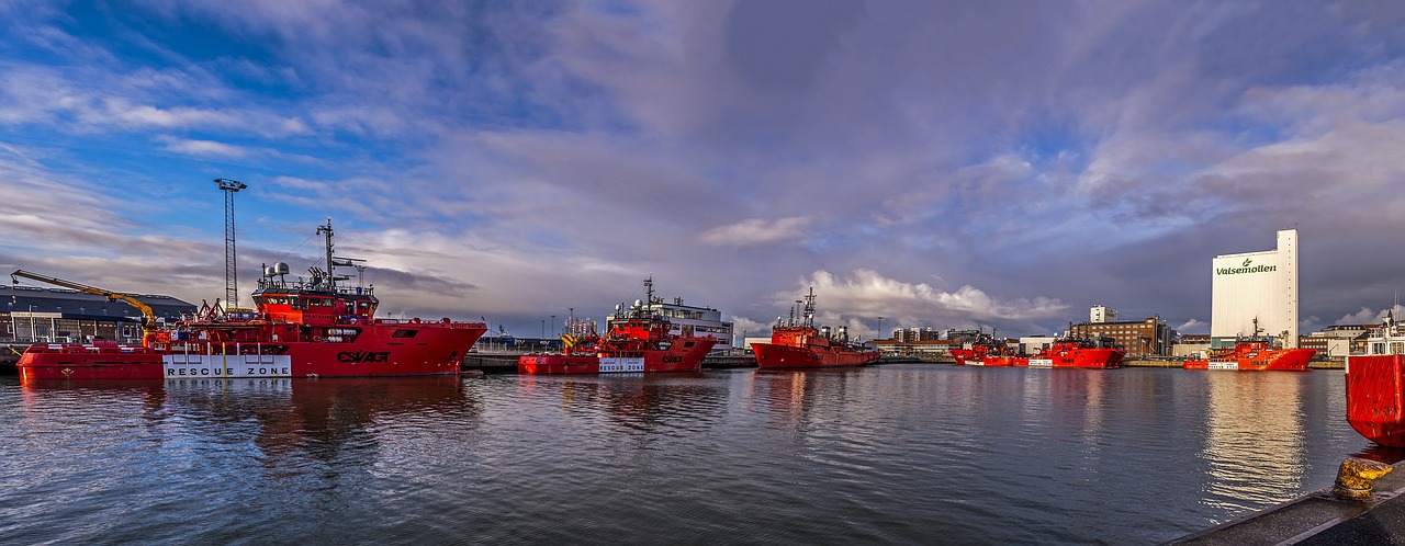 Dánsko přístav Esbjerg