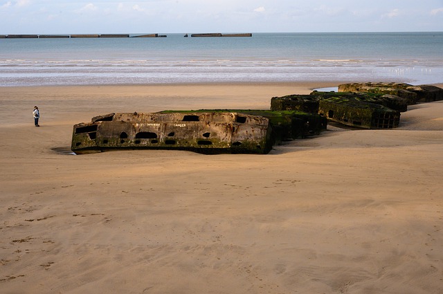 Normandie vylodění v Normandii arromanches co navštívit a vidět