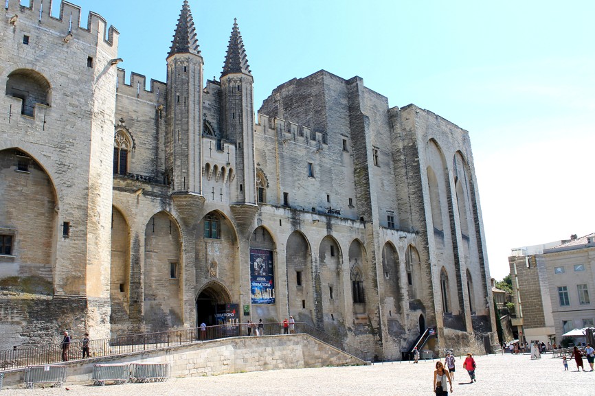 Avignon Papežský palác co navštívit a vidět v Provence