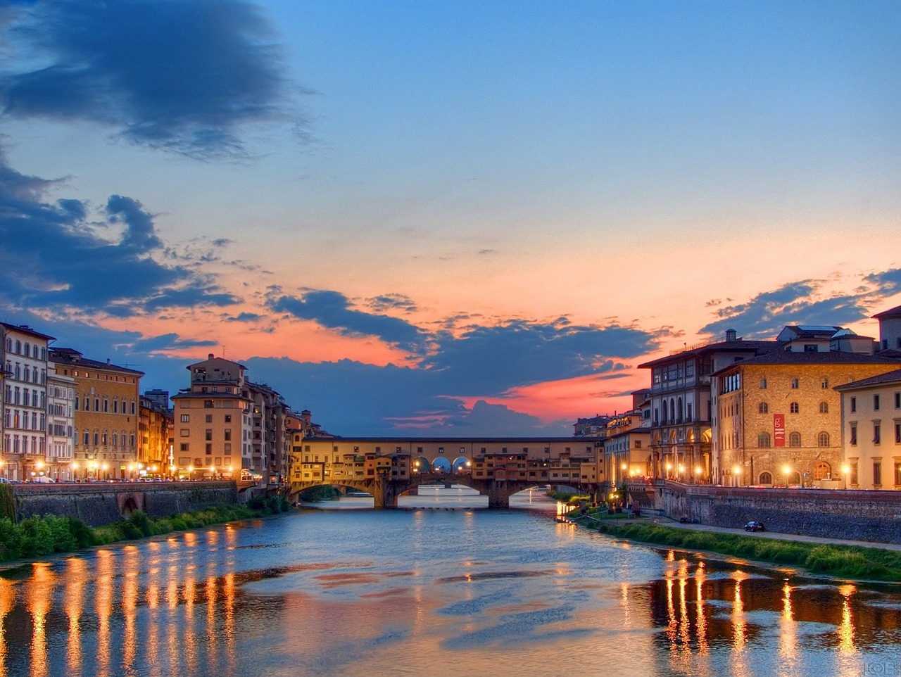 Florencie most Ponte Vecchio