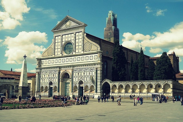 Florencie kostel Santa Maria Novella