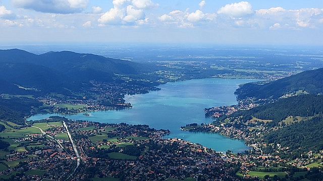 Německo jezero Tegernsee  co navštívit a vidět