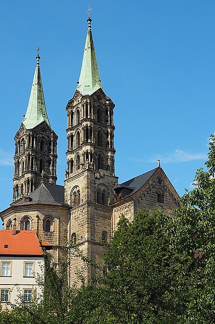 Německo Bamberk Katedrála  co navštívit a vidět, průvodce