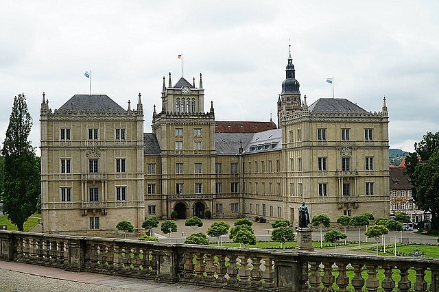Německo Coburg zámek Ehrenburg co navštívit a vidět, průvodce