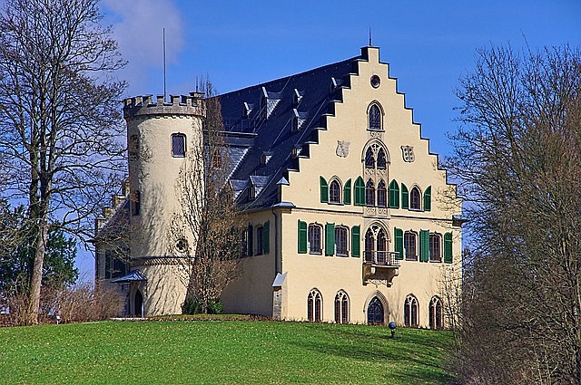 Německo Coburg zámek Rosenau co navštívit a vidět, průvodce