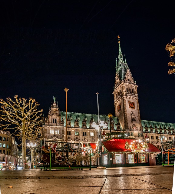 Co navštívit a vidět, vánoční trh v Hamburku  Cesty po světě