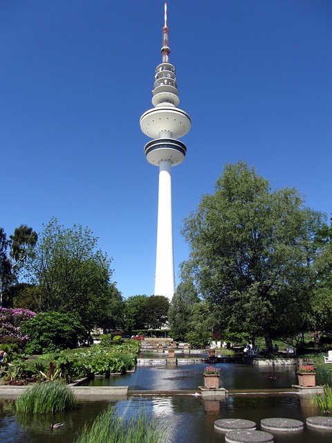 Co navštívit a vidět v Hamburku televizní věž Cesty po světě