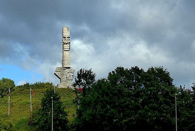 Polsko Gdaňsk památník Westerplatte 