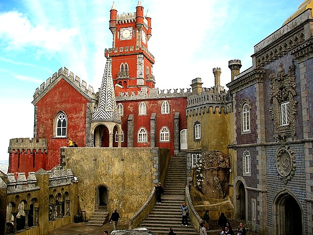 Portugalsko Sintra Palácio da Pena, co navštívit a vidět, průvodce