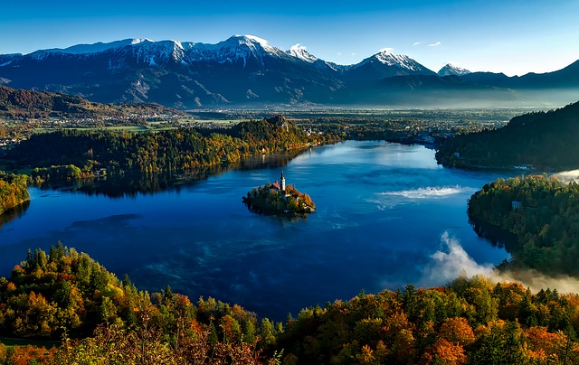 Slovinsko Julské Alpy Bled co navštívit a vidět ve Slovinsku