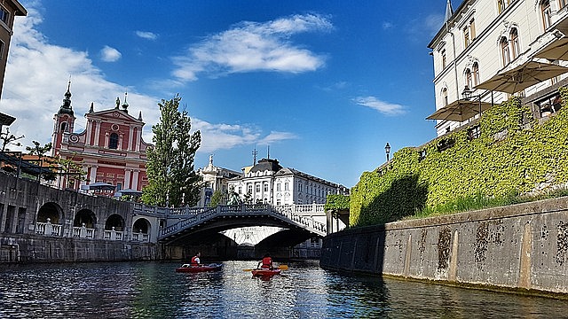 Slovinsko, Lublaň, Trojmostí, co navštívit a vidět v Lublani