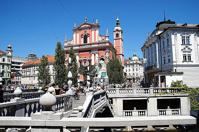 Slovinsko, Lublaň,Trojmostí, co navštívit a vidět v Lublani