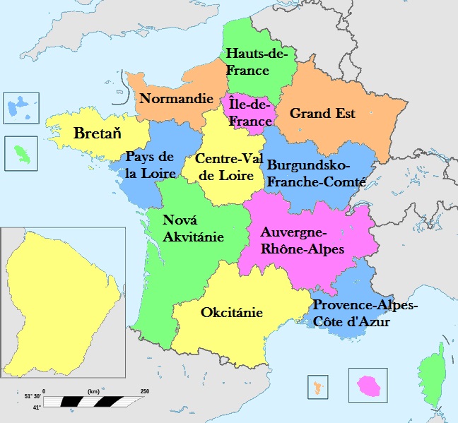 francouzské regiony